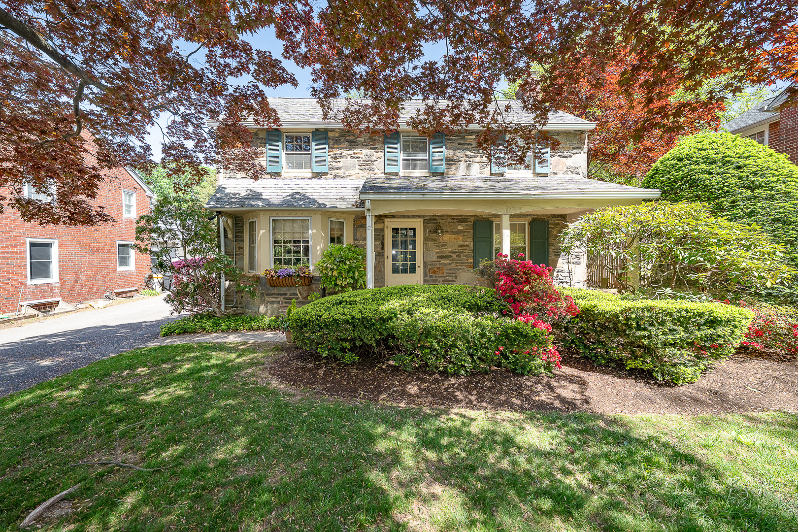 519 Mercer Road Merion Station, PA 19066 - Photo 3 of 58 front view of house with a yard