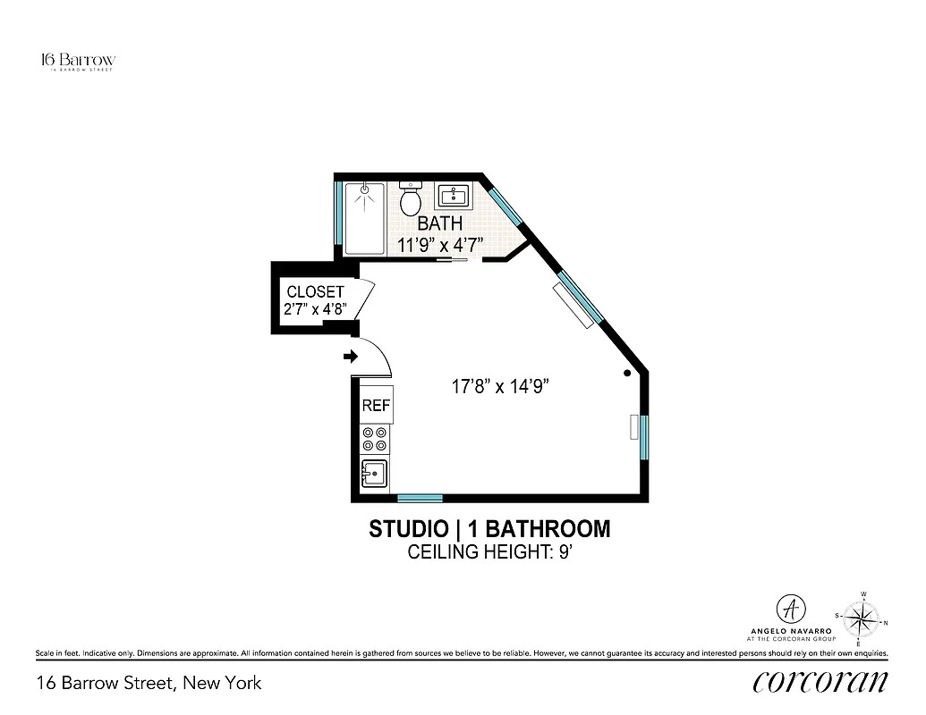 16 Barrow Street, Unit 3A Manhattan, NY 10014 - Photo 6 of 6