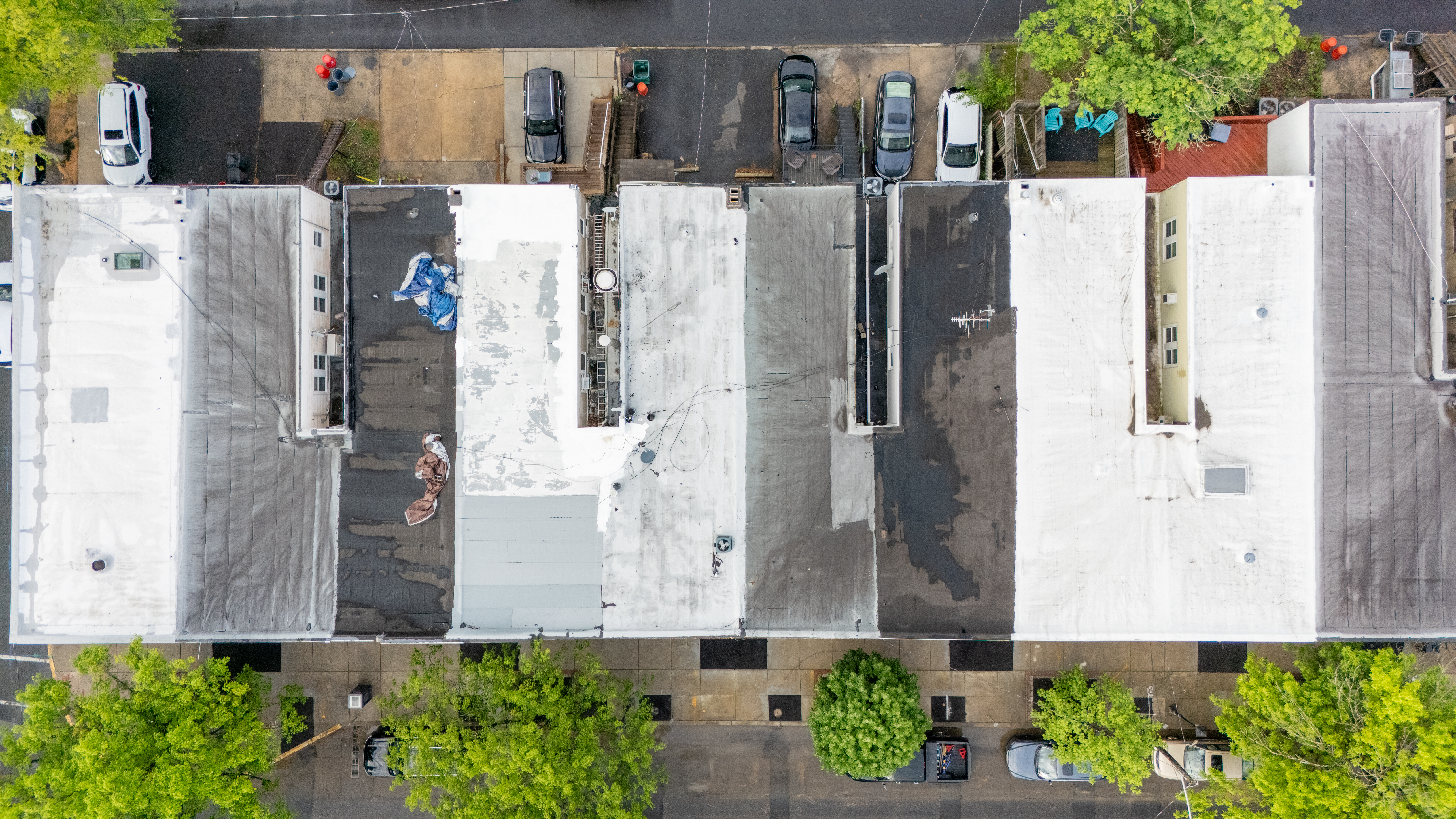 415 North Haddon Avenue Haddonfield, NJ 08033 - Photo 3 of 23 a aerial view of a house with a yard and plants
