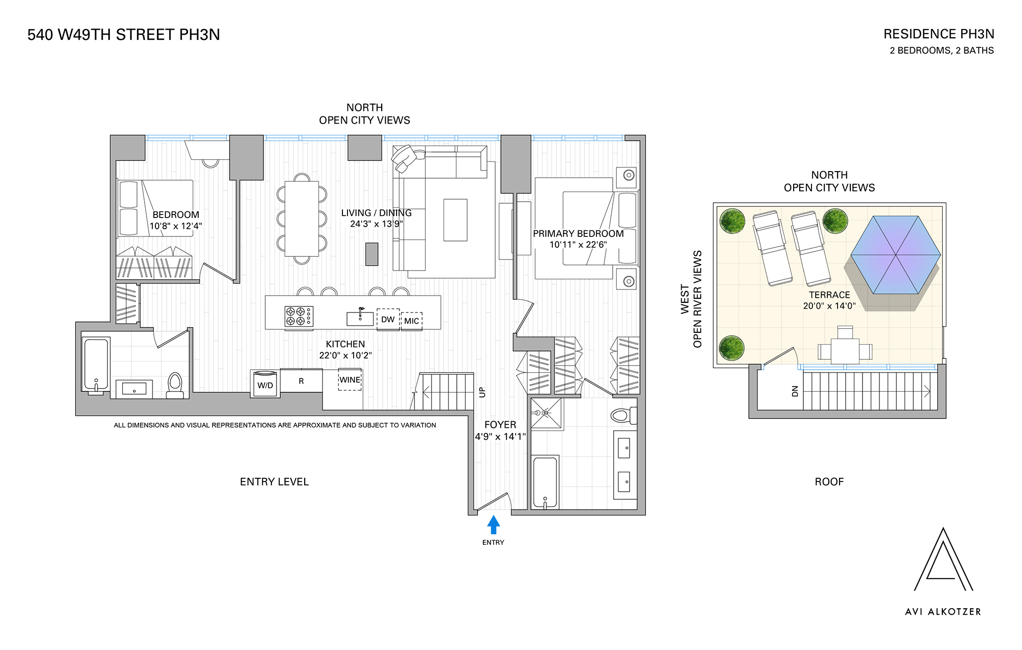 540 West 49th Street, Unit PH3N Manhattan, NY 10019 - Photo 11 of 11