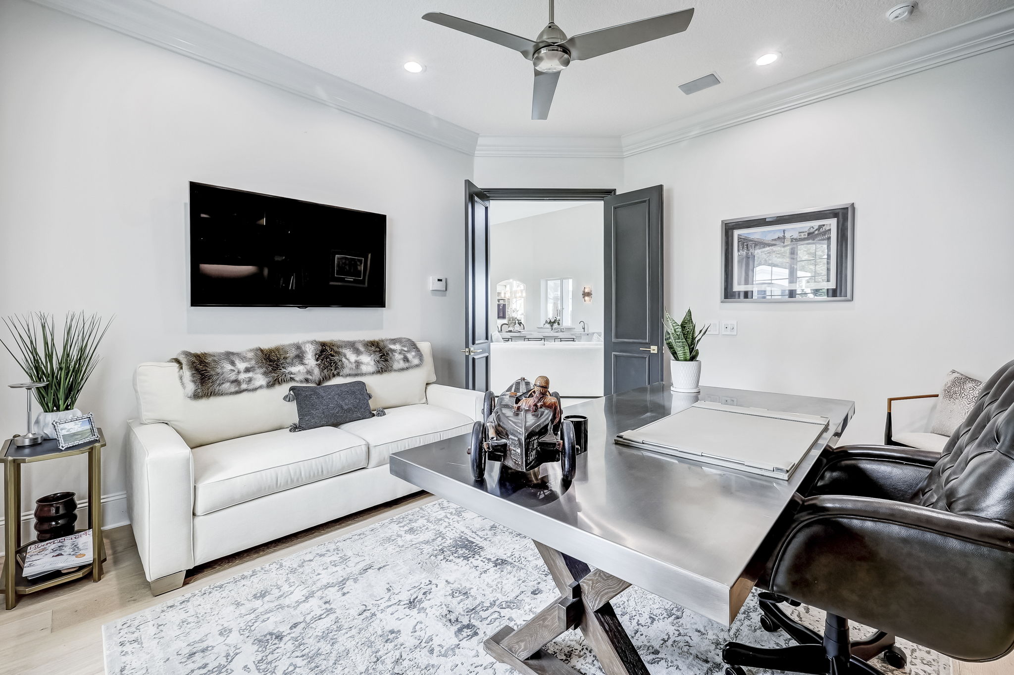 24624 Harbour View Drive Ponte Vedra Beach, FL 32082 - Photo 61 of 186 a living room with furniture and a flat screen tv