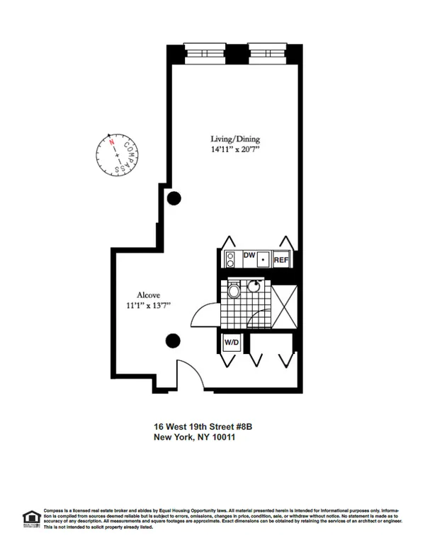 $1,150,000 | 16 West 19th Street, Unit 8B | Flatiron