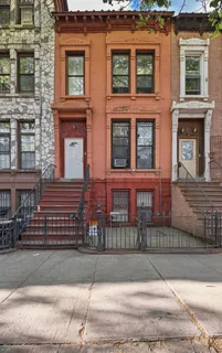 front view of a brick house