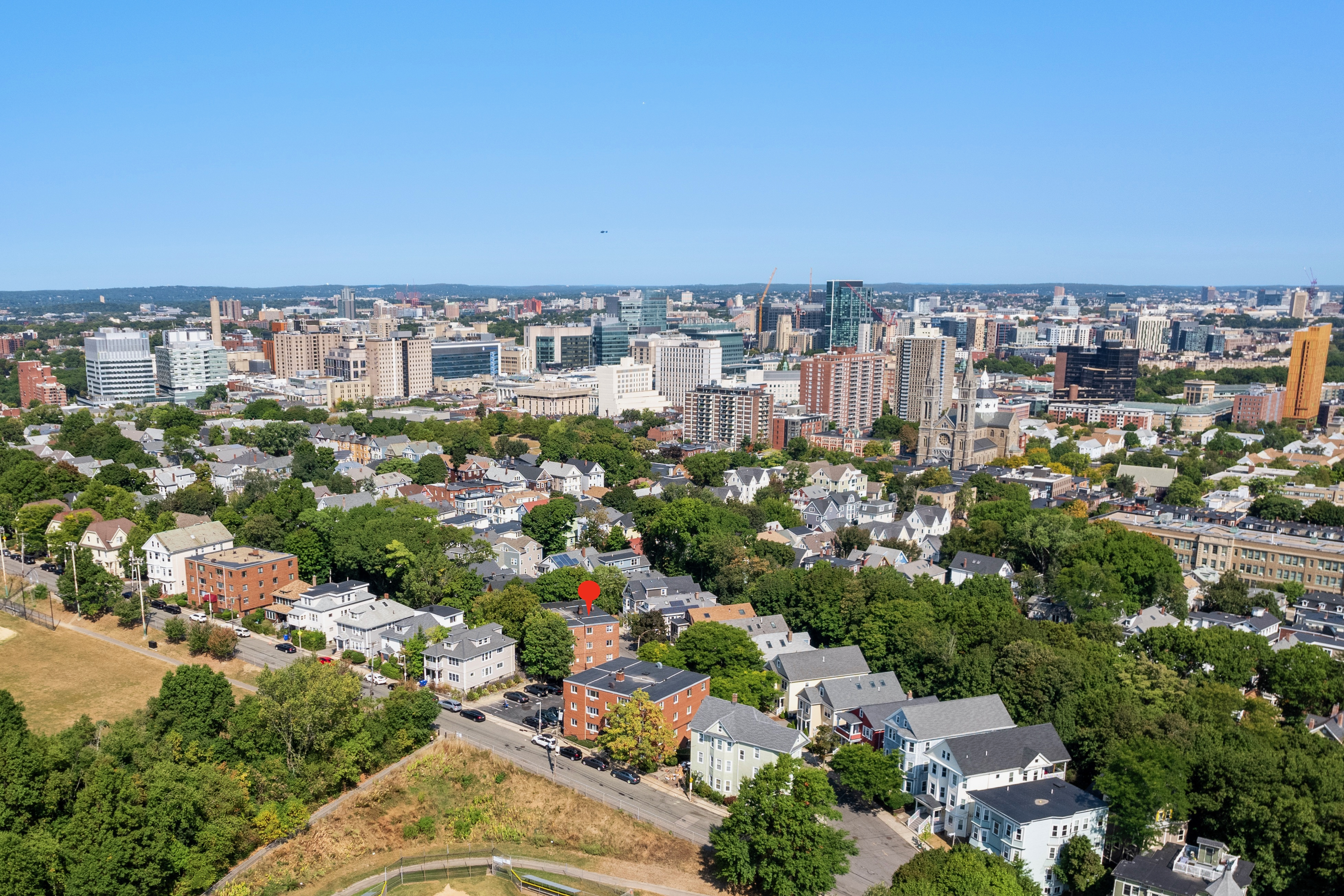 197 Calumet Street, Unit 10 Boston, MA 02120 - Photo 8 of 10 an aerial view of multiple house