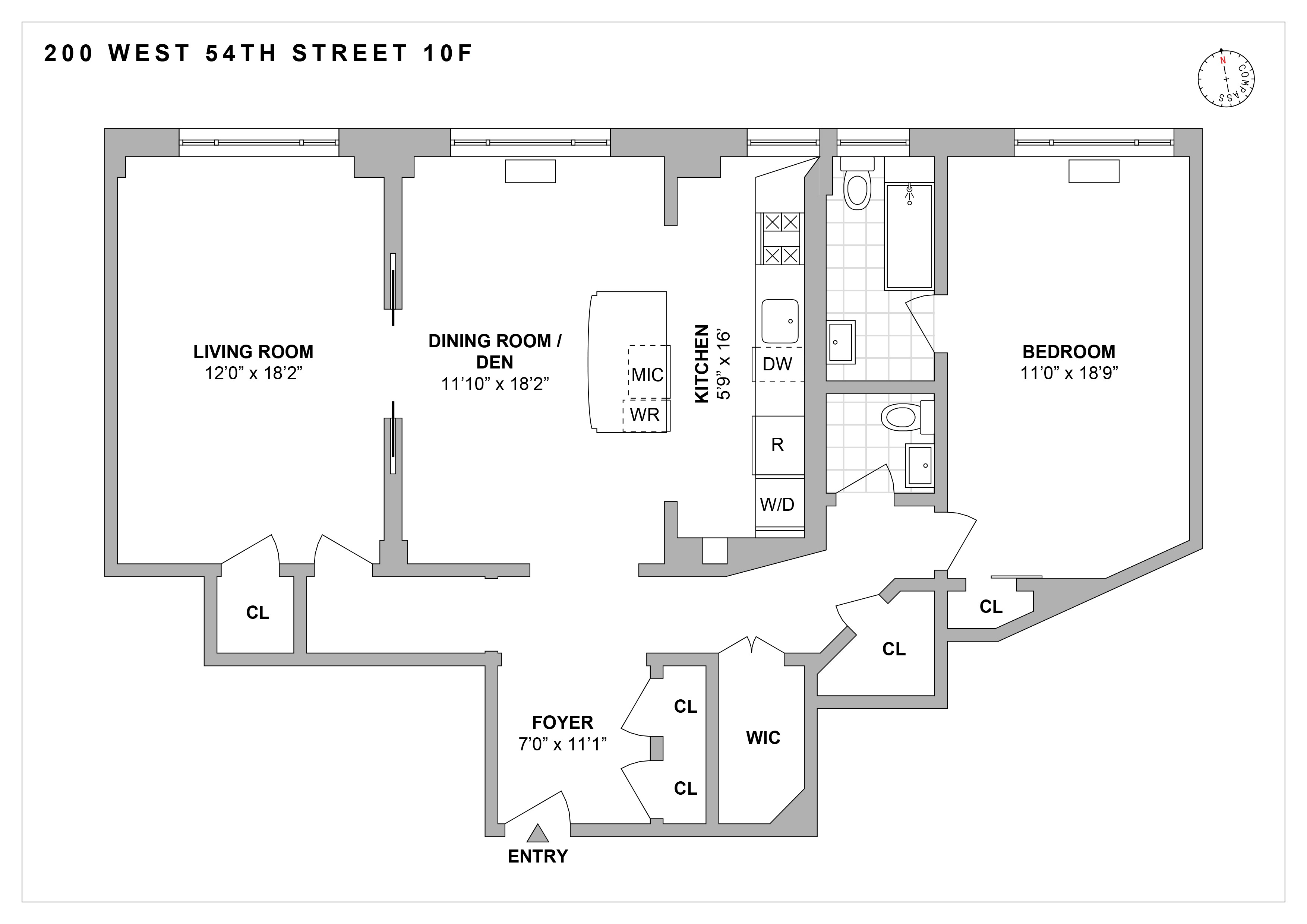 200 West 54th Street, Unit 10F Manhattan, NY 10019 - Photo 19 of 19