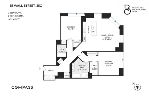 $1,999,000 | 75 Wall Street, Unit 25O | Financial District