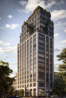 a front view of a building