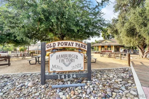 a view of a building with street view