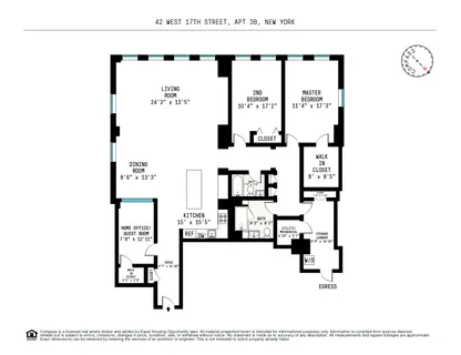 $3,000,000 | 40 West 17th Street, Unit 3B | Flatiron