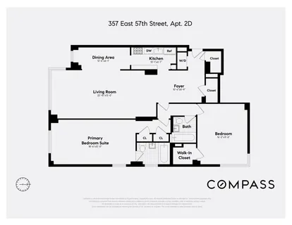 $950,000 | 357 East 57th Street, Unit 2D | Sutton Place