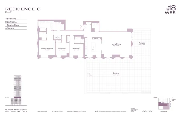 $31,500 | 18 West 55th Street, Unit 7C | Midtown Central