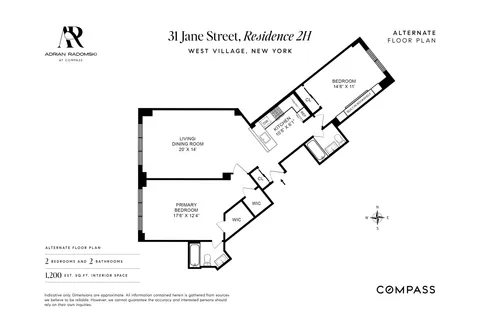 $1,695,000 | 31 Jane Street, Unit 2H | West Village