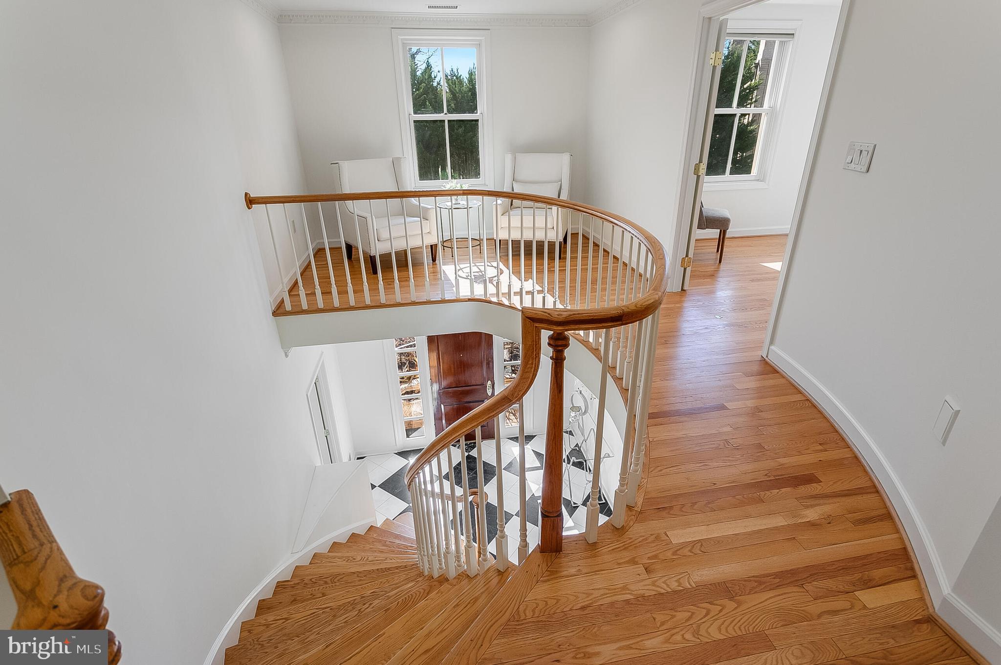 4709 Foxhall Crescent Northwest Washington, DC 20007 - Photo 25 of 57 a view of entryway with wooden floor