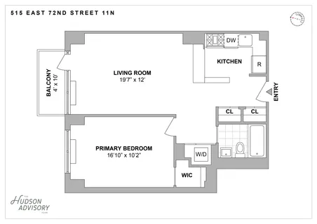 $995,000 | 515 East 72nd Street, Unit 11N | Lenox Hill