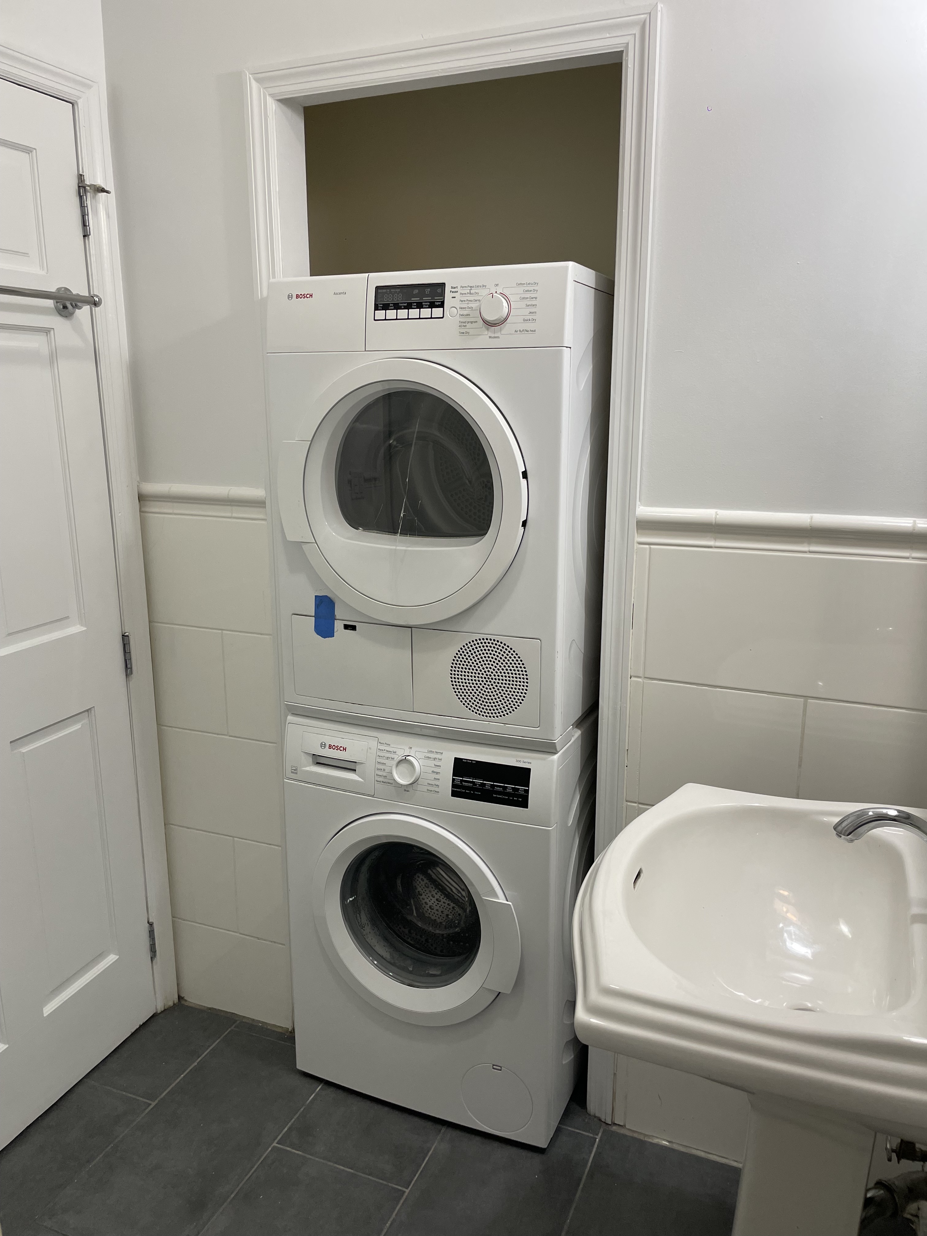 263 Adelphi Street, Unit 1 Brooklyn, NY 11205 - Photo 4 of 14 a utility room with dryer and washer