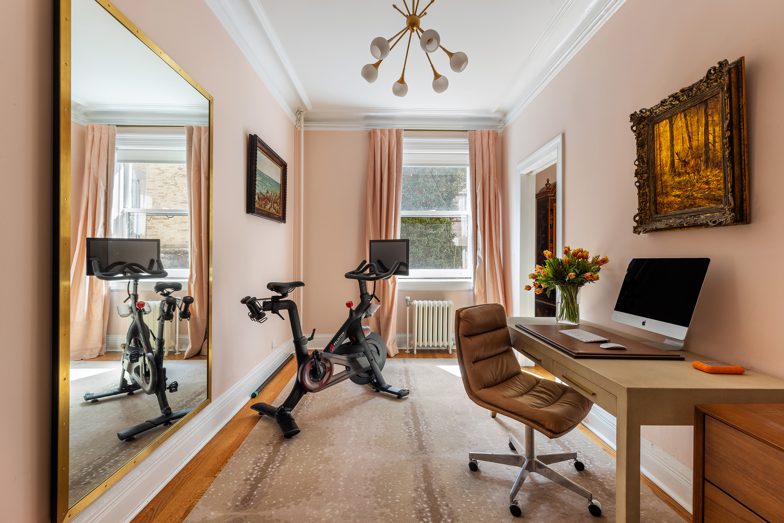 6 East 76th Street, Unit 3F Manhattan, NY 10021 - Photo 8 of 11 a view of a workspace with furniture and a window