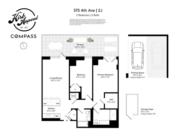 $1,300,000 | 575 4th Avenue, Unit 2J | Park Slope