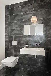 a bathroom with a sink and a toilet