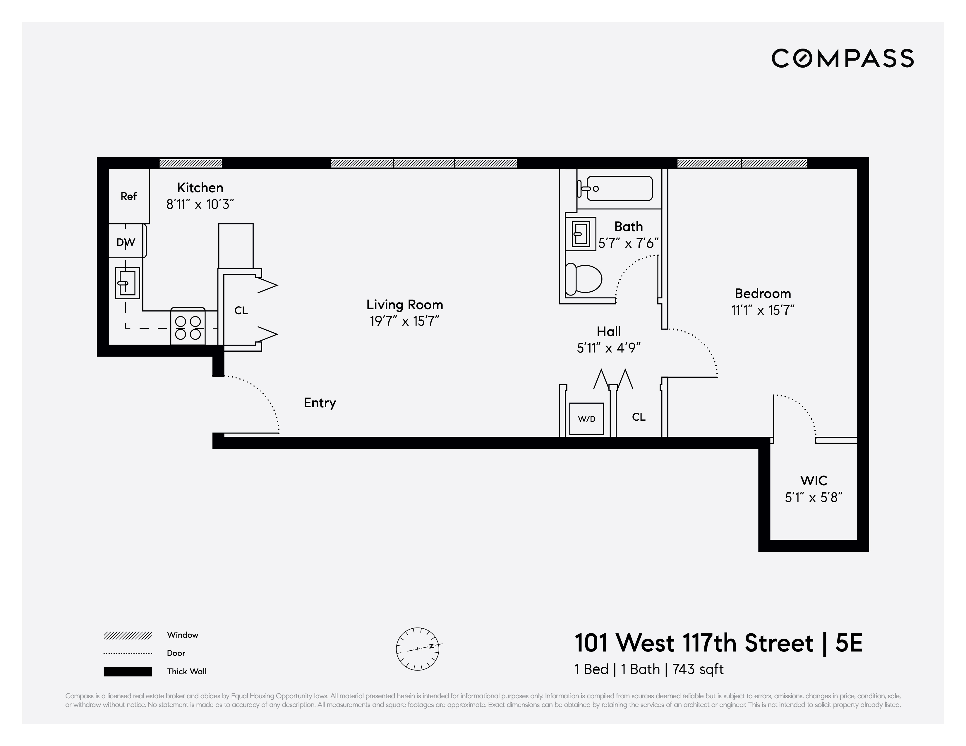 101 West 117th Street, Unit 5E Manhattan, NY 10026 - Photo 8 of 8 a picture of a book and a white wall