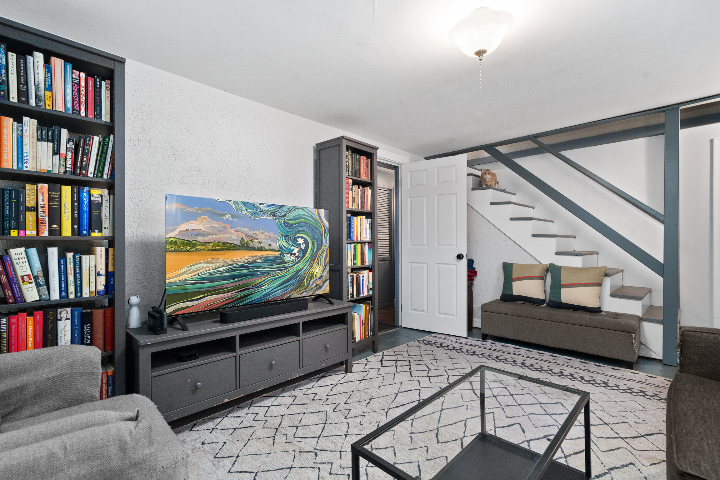 Address Upon Request Washington, DC 20017 - Photo 29 of 35 a living room with furniture and a flat screen tv