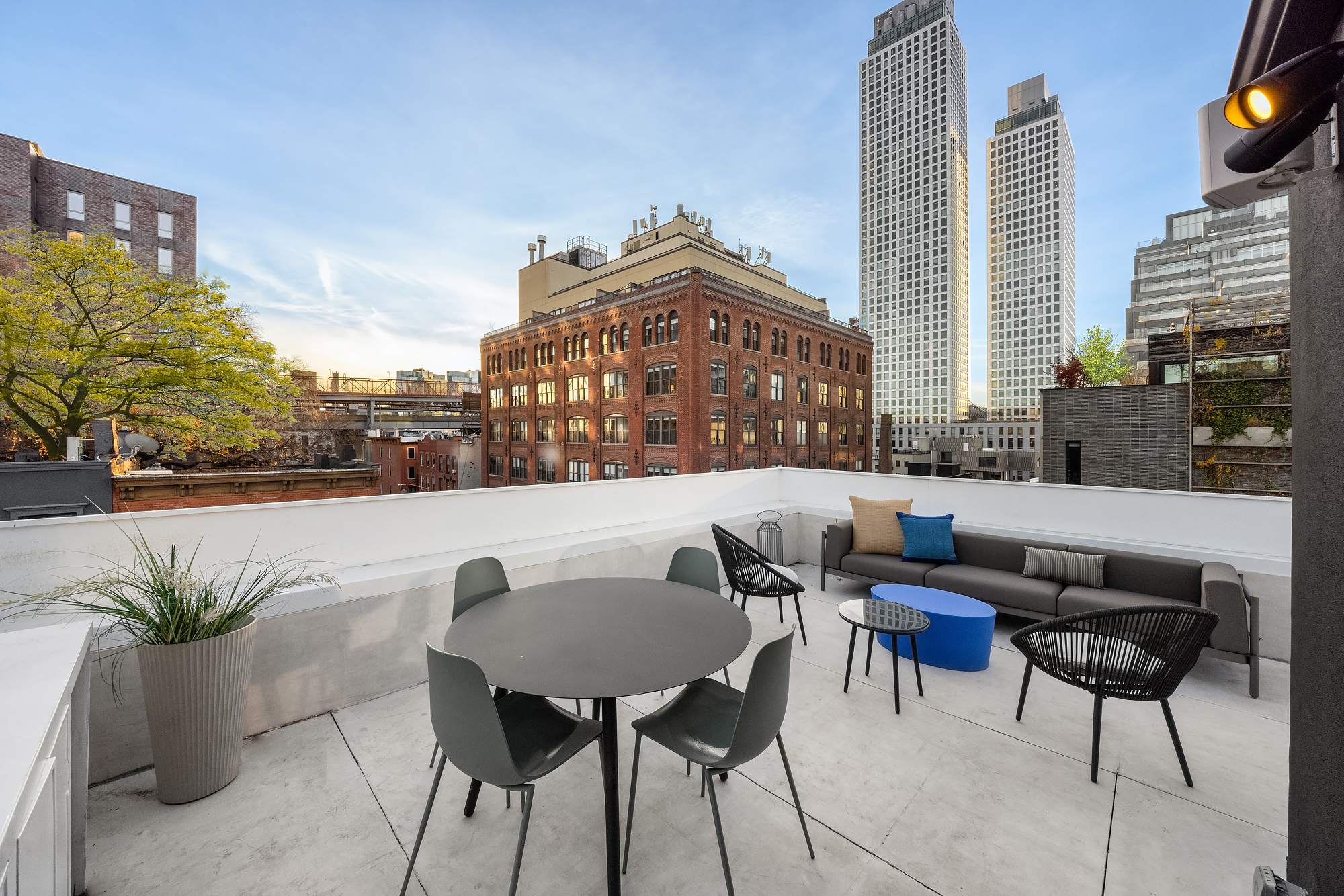 61 South 4th Street Brooklyn, NY 11249 - Photo 25 of 29 a terrace of a house with outdoor seating