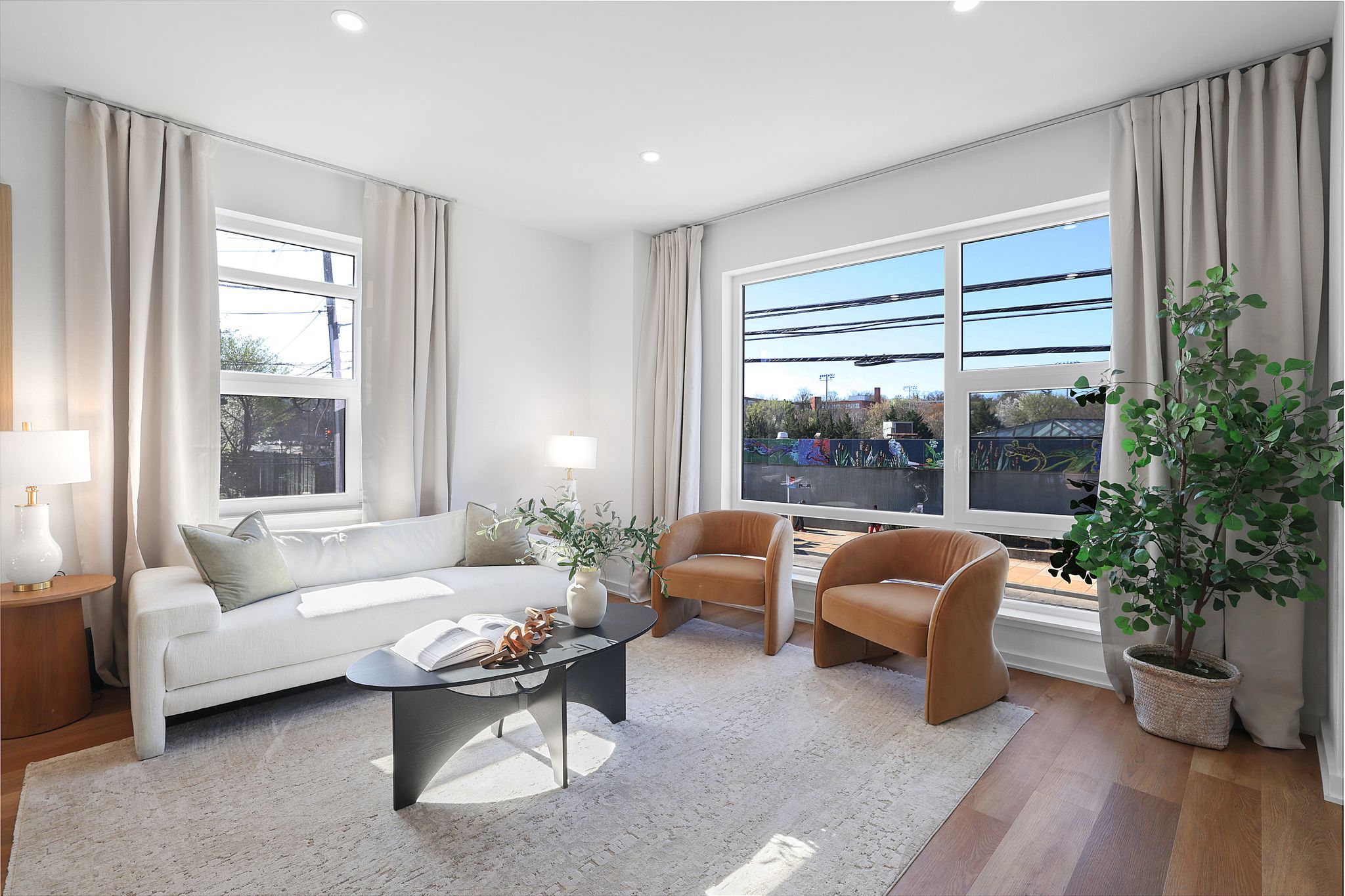 1036 Howard Road Southeast Washington, DC 20020 - Photo 8 of 41 a living room with furniture and a potted plant