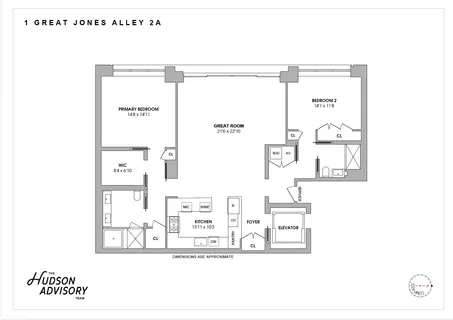 $4,995,000 | 1 Great Jones Alley, Unit 2A | NoHo