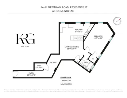 $445,000 | 44-14 Newtown Road, Unit 4T | Astoria
