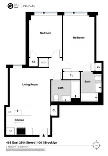$599,000 | 458 East 25th Street, Unit 106 | Flatbush