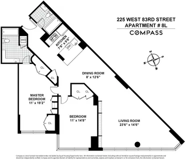 $1,995,000 | 225 West 83rd Street, Unit 8L | Upper West Side