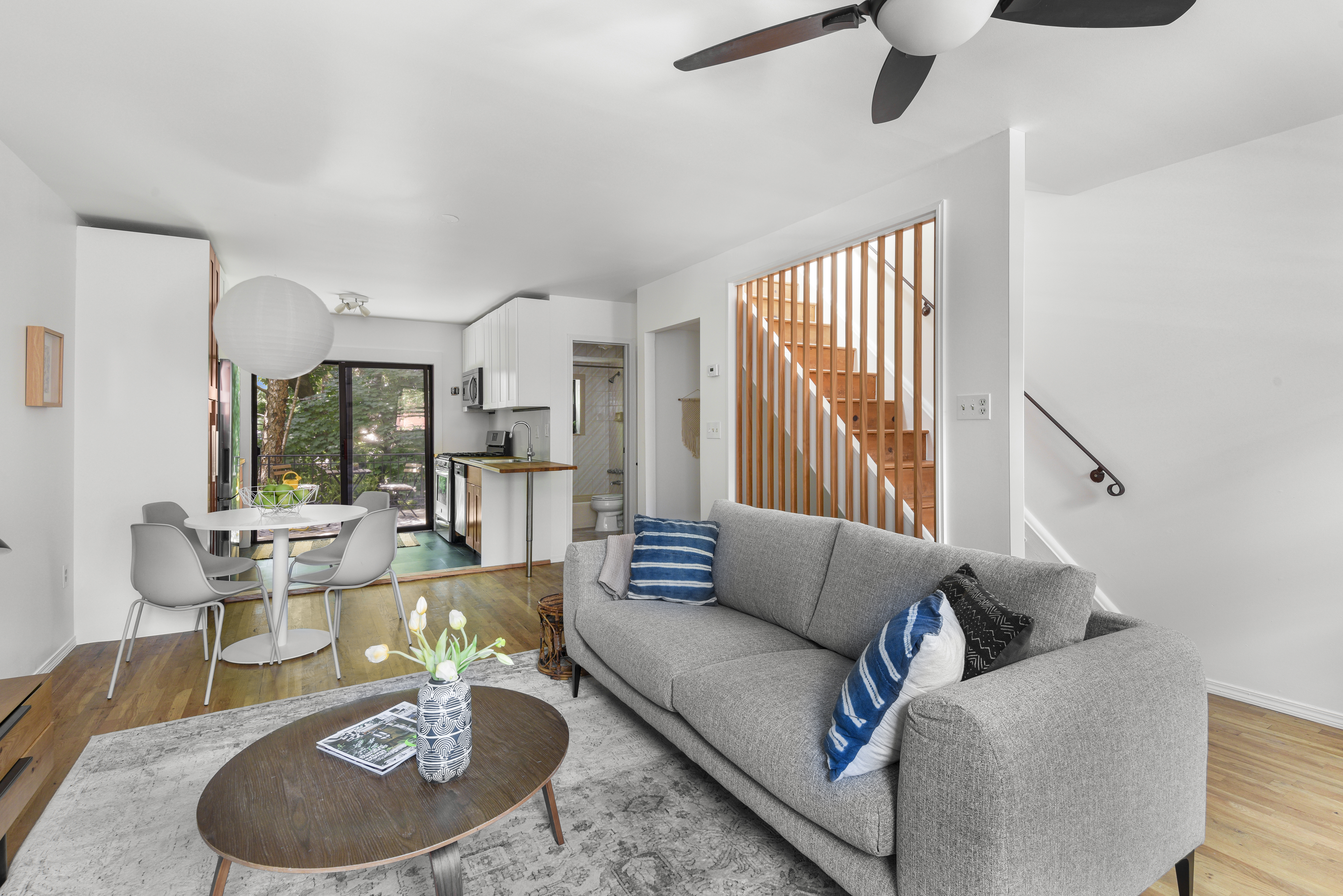 444 Union Street Brooklyn, NY 11231 - Photo 4 of 13 a living room with furniture and a large window