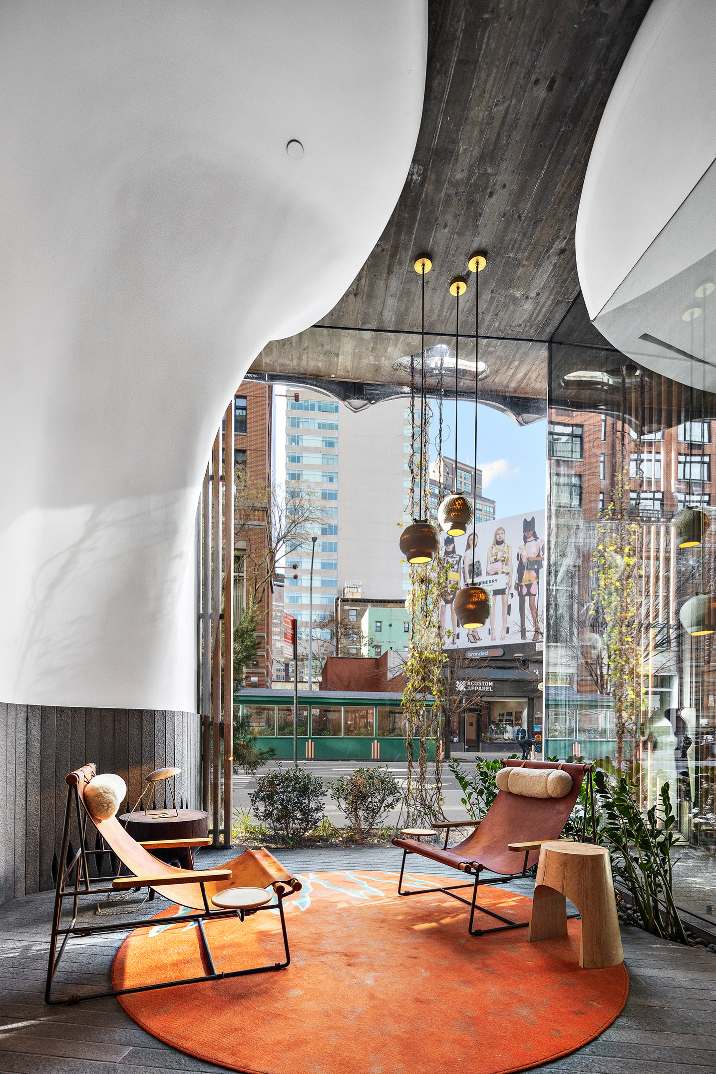 325 West Broadway, Unit 7B Manhattan, NY 10013 - Photo 17 of 21 a living room with lots of furniture and air hockey table