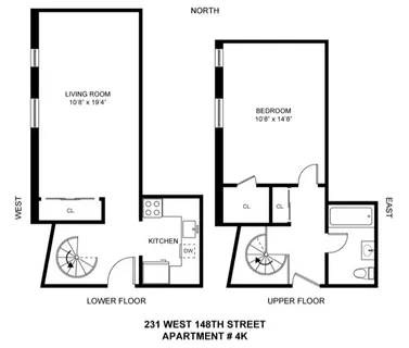 $455,000 | 231 West 148th Street, Unit 4K | Central Harlem