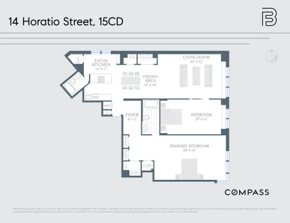 $2,495,000 | 14 Horatio Street, Unit 15CD | West Village