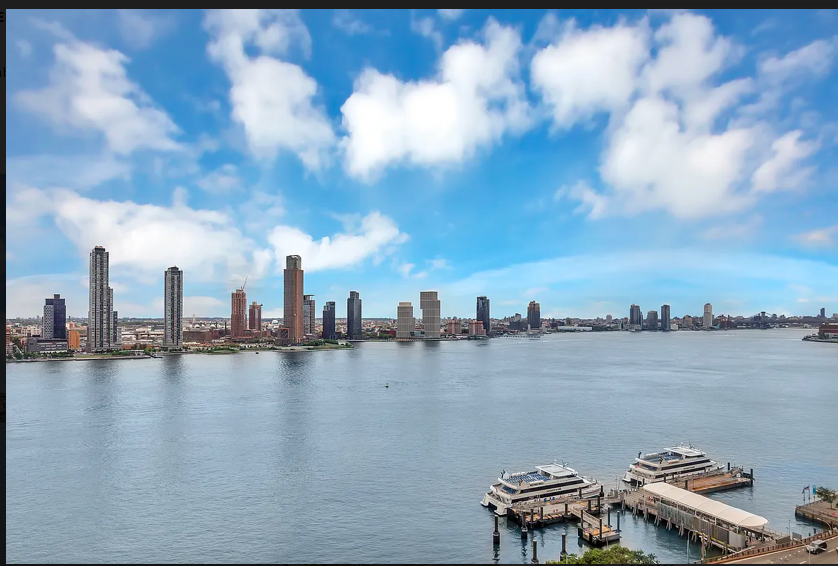 415 East 37th Street, Unit 22B Manhattan, NY 10016 - Photo 5 of 6 a view of a lake with a terrace