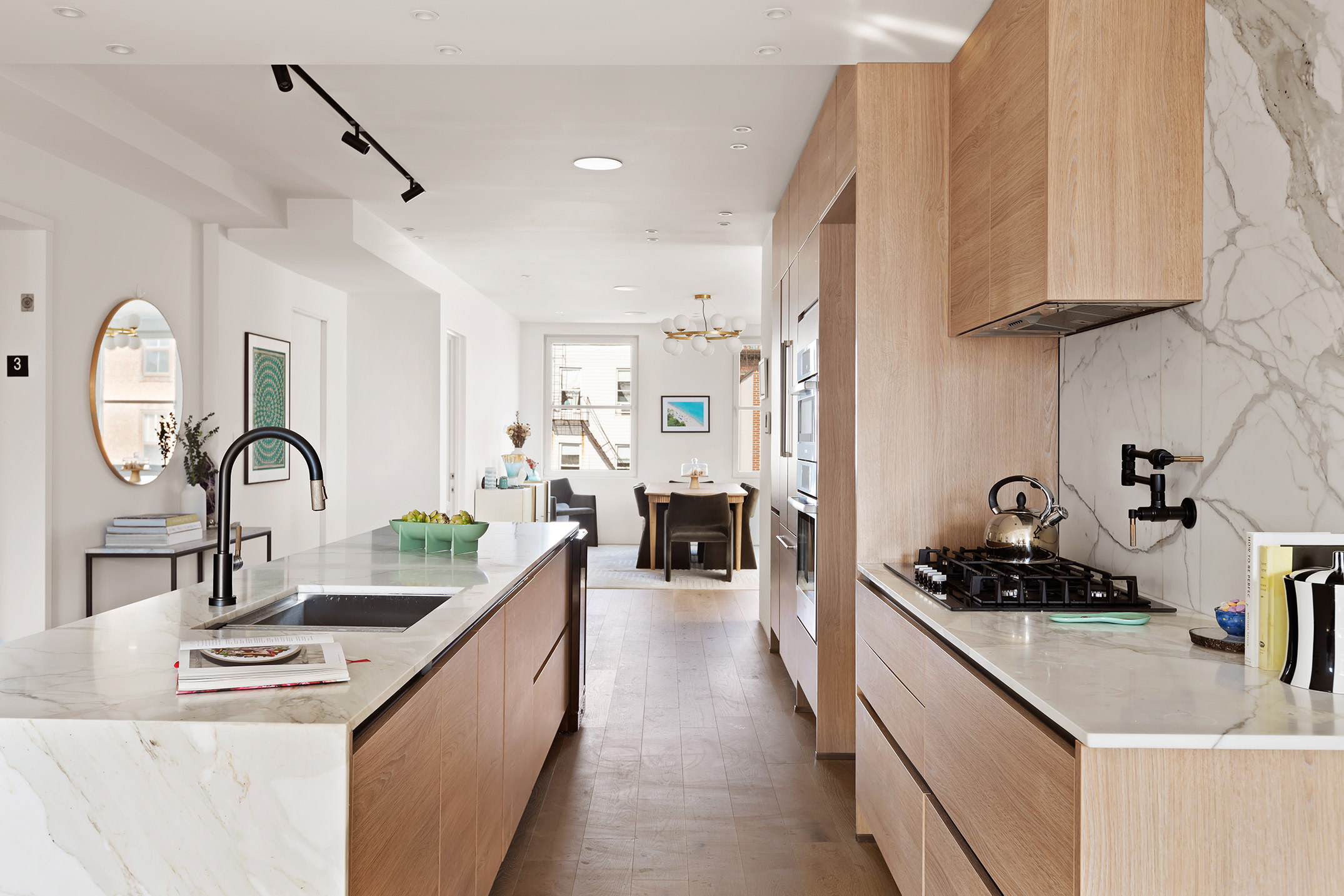 111 Noble Street, Unit 2 Brooklyn, NY 11222 - Photo 4 of 13 a kitchen with counter top space cabinets and appliances
