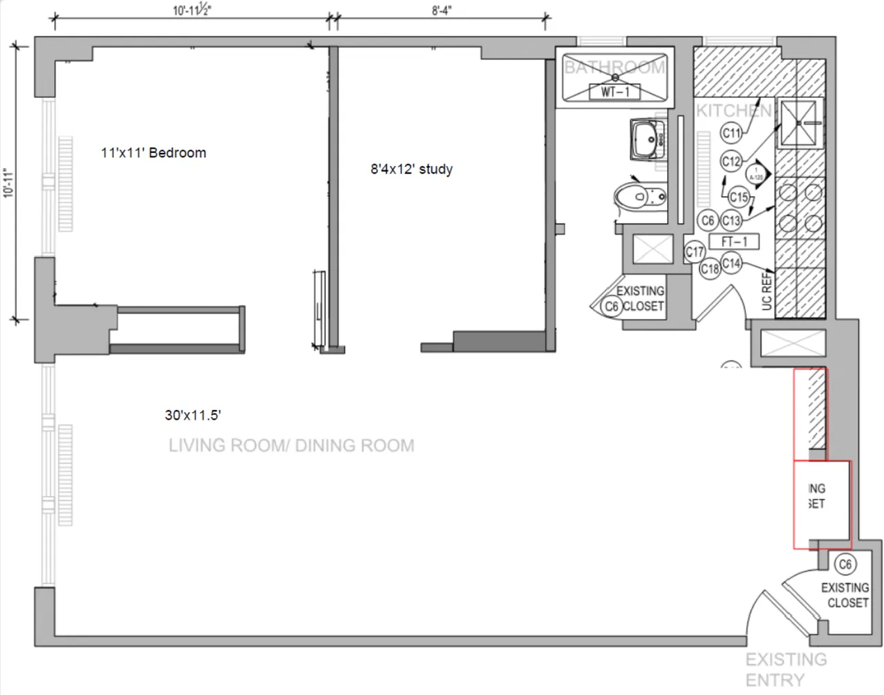 a picture of a floor plan