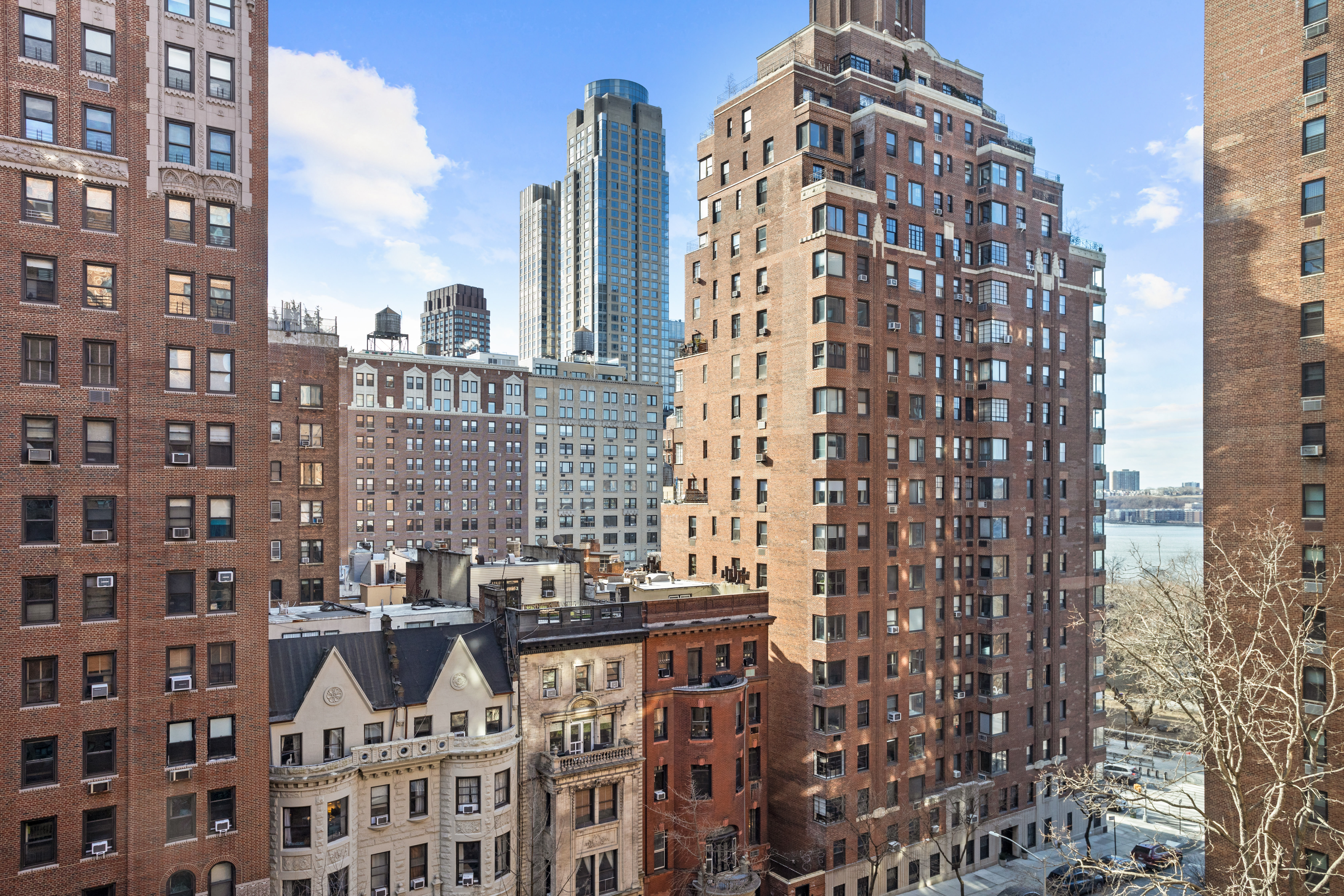 11 Riverside Drive, Unit 9SE Manhattan, NY 10023 - Photo 8 of 13 a view of a city with tall buildings