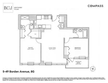 $1,295,000 | 5-49 Borden Avenue, Unit 8G | Long Island City