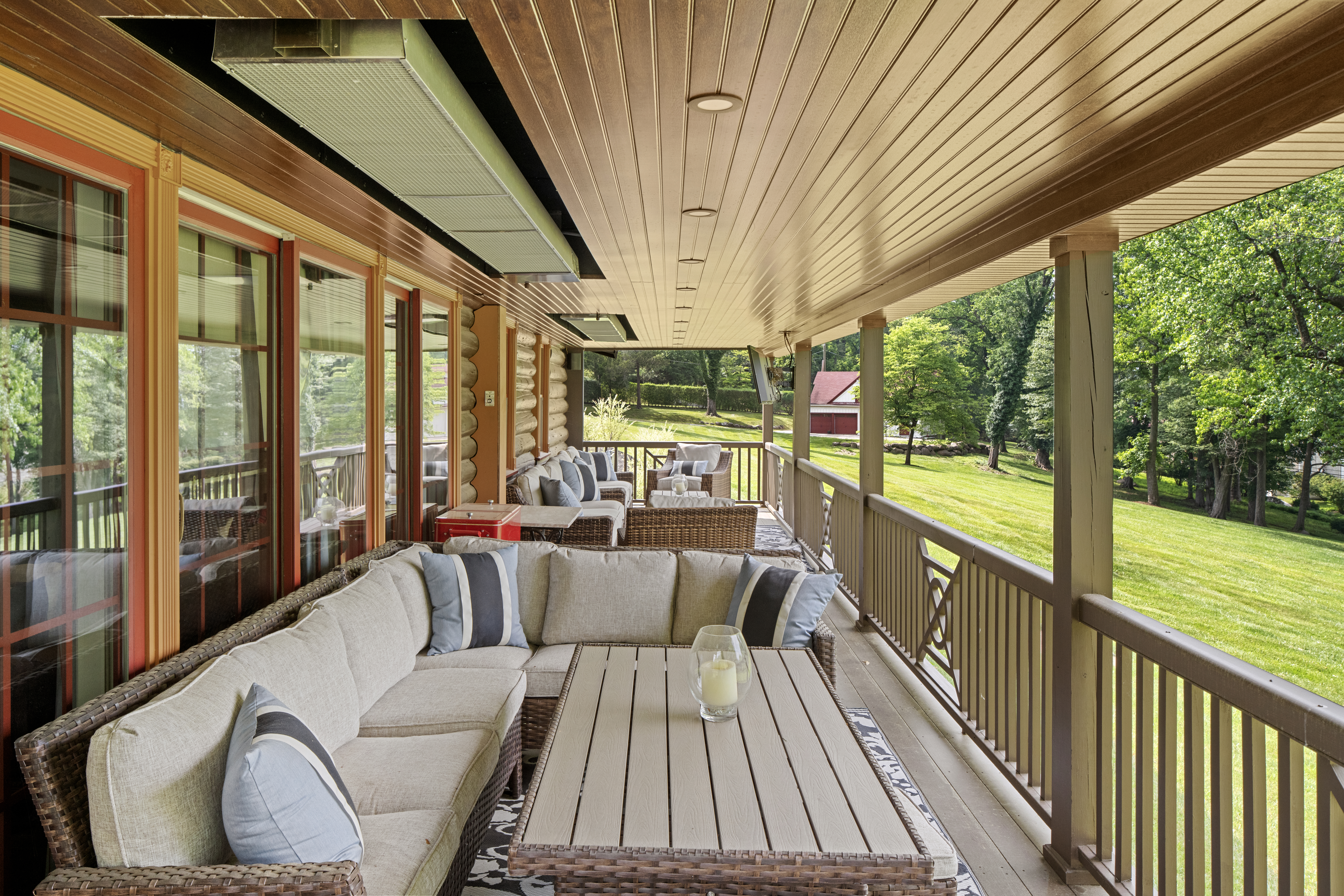 950 Stoke Road Villanova, PA 19085 - Photo 6 of 8 a view of balcony with furniture and wooden floor