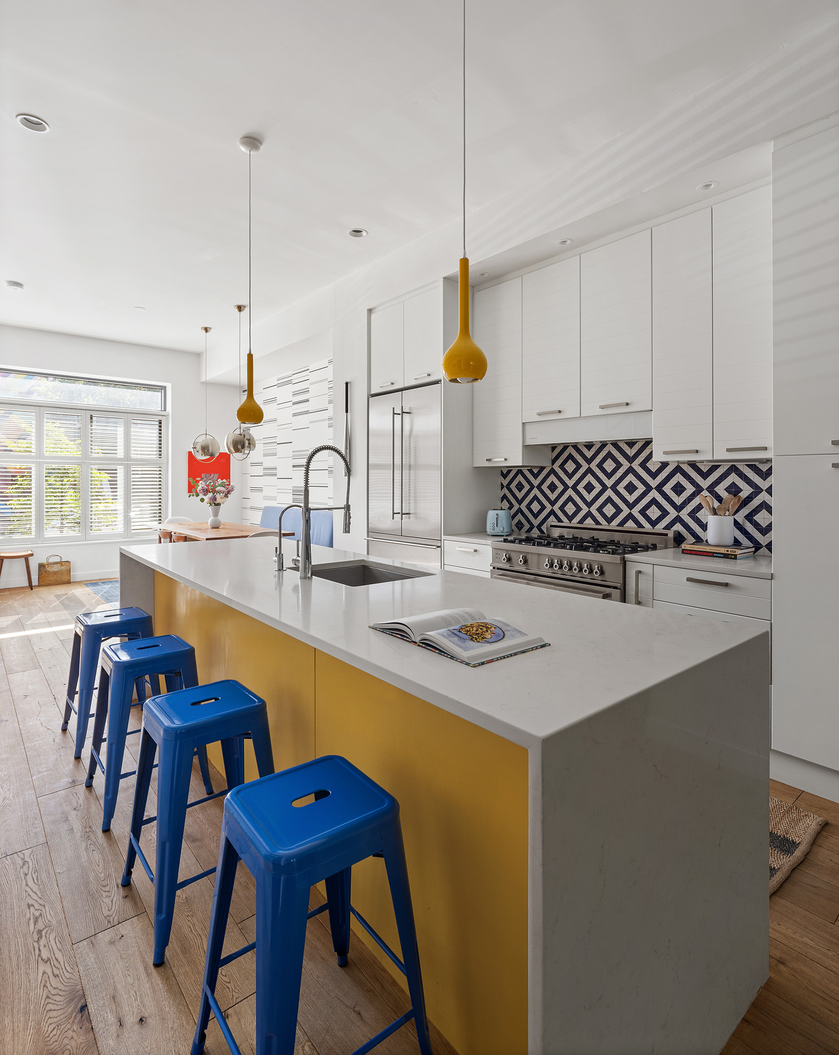 14 Vanderbilt Avenue Brooklyn, NY 11205 - Photo 3 of 17 a kitchen with stainless steel appliances granite countertop a sink a stove and a refrigerator