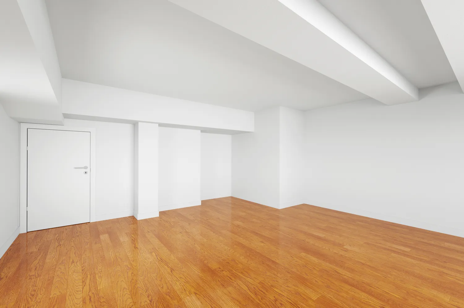 a view of empty room