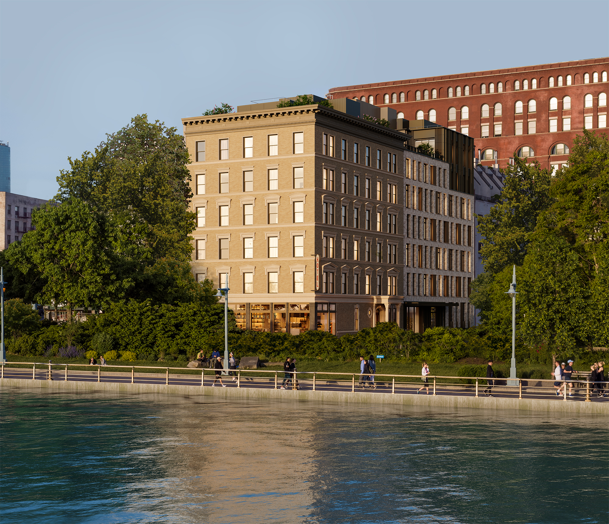 150 Barrow Street, Unit 2B Manhattan, NY 10014 - Photo 13 of 14 a view of a building with lake view