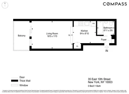 $475,000 | 35 East 10th Street, Unit 3G | Greenwich Village