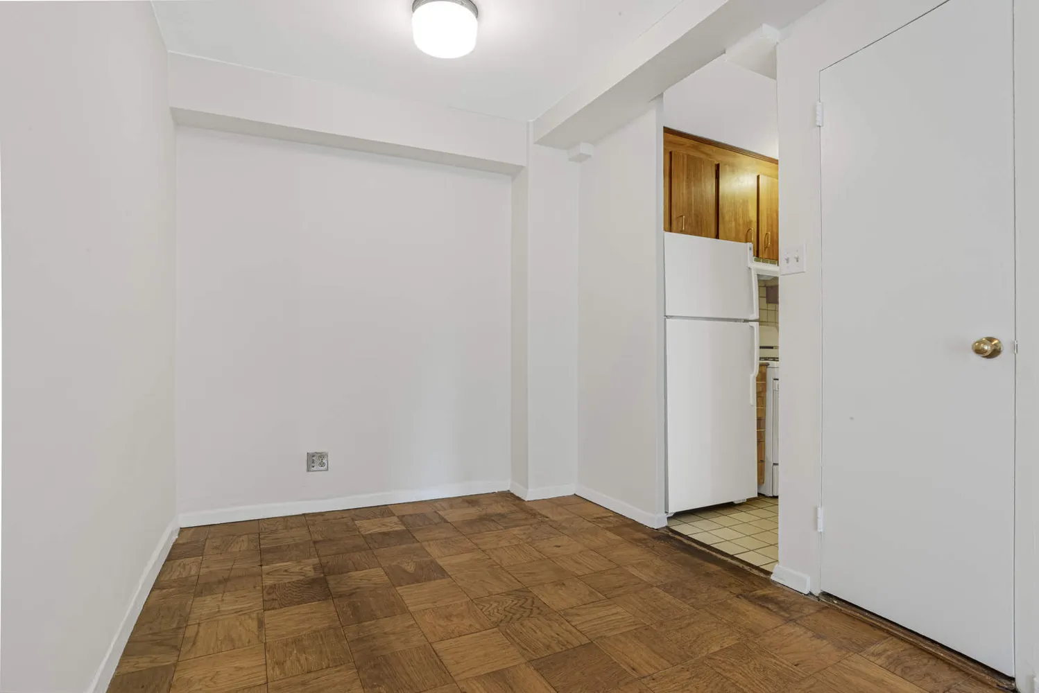 a view of empty room