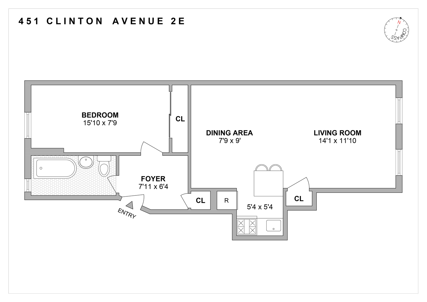 451 Clinton Avenue, Unit 2E Brooklyn, NY 11238 - Photo 15 of 15