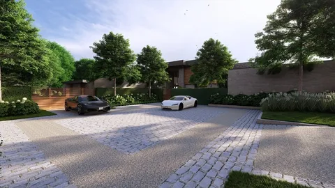 swimming pool view with a seating space