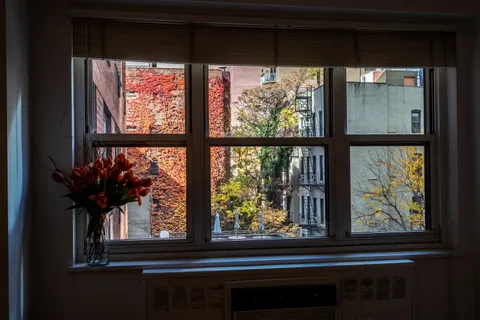 a view of a window in the house