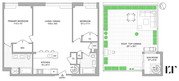 $1,950,000 | 49 North 8th Street, Unit 6E | Williamsburg