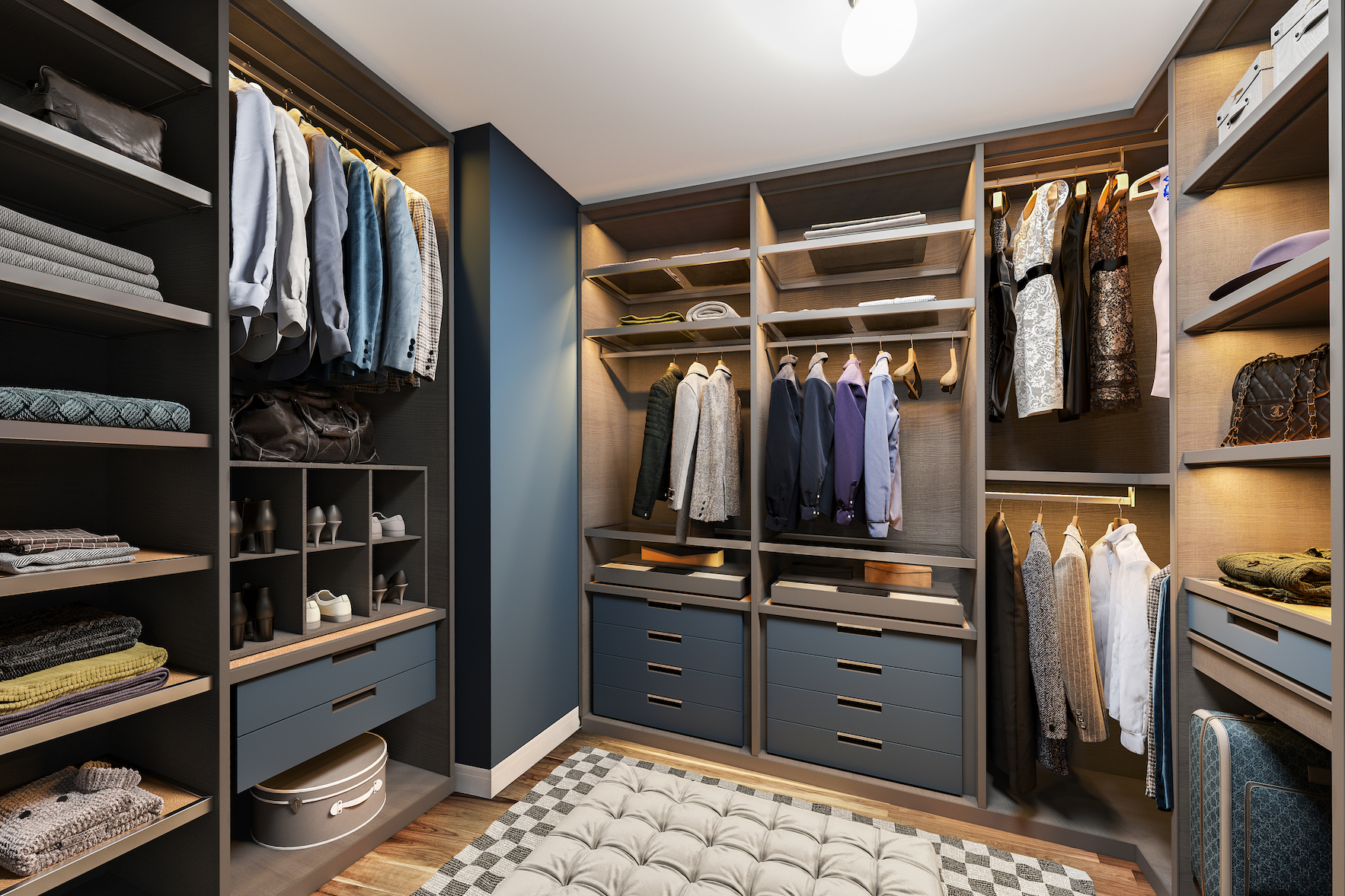 515 East 72nd Street, Unit 3KLMN Manhattan, NY 10021 - Photo 8 of 29 a view of walk in closet with clothes and shoes